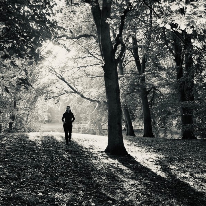 May Bredt in the forest